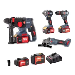 STECH-END Akülü 4'lü Set 20V SXS403