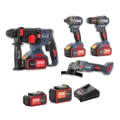 STECH-END Akülü 4'lü Set 20V SXS401