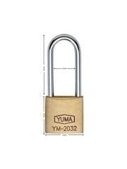 Yuma Pirinç Asma Kilit Uzun 32 mm YM-2032L