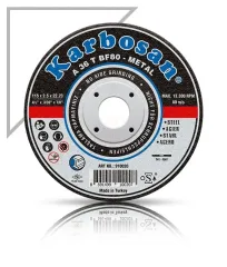 Karbosan Metal Kesme Disk  115x2,5  (910020)