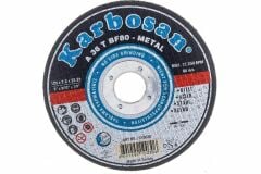 KARBOSAN Metal Kesme 125X2.5 Nk Düz 910030