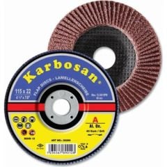 Karbosan 115x22 NK 100 Kum Flap Disk Premium Line (982990)