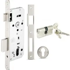 KALE Sil.daire Kilidi 152R/35 Mm Nikel Oval