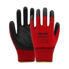BEYBİ PN3 Zebra Eldiven Kırmızı Siyah