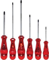 İzeltaş 4120008106 Kraft Seri 6 Parça Yıldız Tornavida Seti