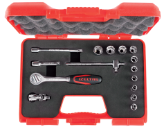 İzeltaş 1107006015 1/4″ Soket Anahtarı Seti Uzun Tip