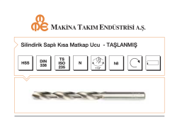 MMTE 1 mm HSS DIN 338 Metal Matkap Ucu Silindirik Saplı - Taşlanmış B00007000100