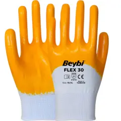 BEYBİ FLEX30 Nitril Eldiven Sarı 1 Koli ( 360 Çift )