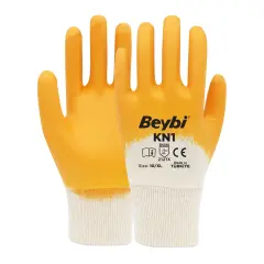 BEYBİ KN1 Nitril Eldiven Sarı