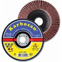 Karbosan 115x22 NK 120 Kum Flap Disk Premium Line (982995)