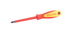 İzeltaş 4145180360 1000V İzoleli Elektrikçi Yıldız Uçlu Tornavida 3x60