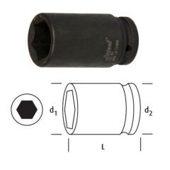 ''OSAKA ALTI KÖŞE DERİN LOKMA 19 MM 3/4'''' LN34D19''