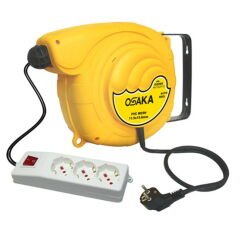 OSAKA Makaralı Uzatma Kablosu 12 mt OPT MK165