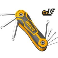 İNGCO HHK14082 Yuvarlak Uçlu Allen Seti 6'lı