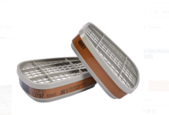 3M 6051 A1 Organik Gaz Buhar Yarım Yüz Maskesi Filtresi (1 Çift)