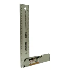 MEŞEM Alüminyum Marangoz Gönye 25 cm Kod: 560