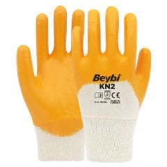 Beybi KN2 Nitril Eldiven Sarı