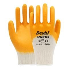 Beybi KN2 Flex Nitril Eldiven Sarı No:10