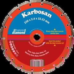 Karbosan Segmentli Elmas Kesici 115x2.0x22 (950110)
