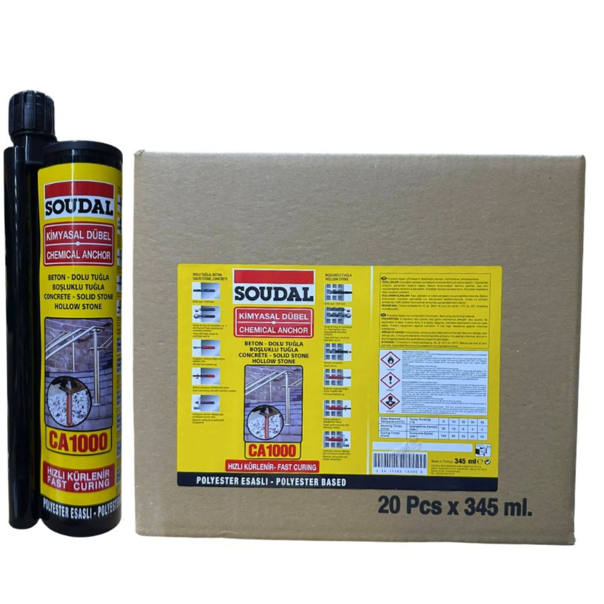 Soudal Kimyasal Dubel 345 ml (1249570)