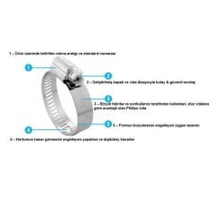 TORK C TİPİ HORTUM KELEPÇE (14 MM) 65-82